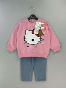 Mới Đến Trẻ Sơ Sinh Bé Quần Áo Thiết Lập Giản Dị Quần Áo Trẻ Sơ Sinh Thiết Lập Hoodies + Quần Jean 2 Pcs Bé Bộ Quà Tặng - Product Image 3