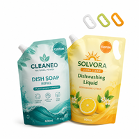 Sachets d'emballage liquide en plastique personnalisés en gros avec bec verseur pour masque capillaire, shampoing, crème – Sachets cosmétiques autoportants avec bouchon