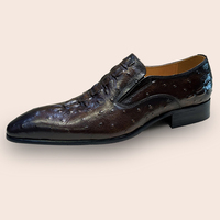 Dernier Style – Mocassins de Luxe Imprimés pour Hommes en Cuir Véritable – Chaussures Habillées Tendance pour Soirées