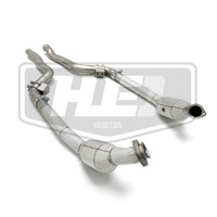 Collecteur d'échappement haute performance en acier inoxydable avec isolation pour Mercedes Benz E63 S AMG W212 5.5T 4WD