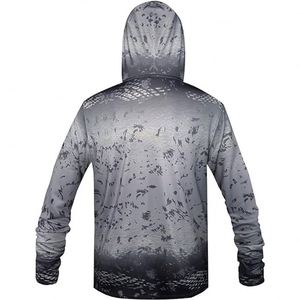 Camiseta de Pesca Profesional Personalizada, Ropa Deportiva Ligera de Manga Larga, Protección Solar UPF50+, Transpirable, de Secado Rápido, con Capucha - Product Image 2