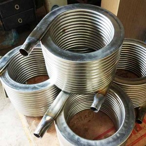 Automatico a spirale in alluminio rame SS tubo avvolgitore bobina d'acqua tubo di rotolamento che fa macchina per tubo fascio scambiatore di calore - Product Image 5