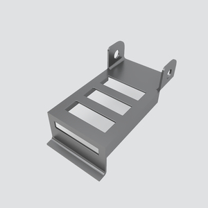 Open <strong>Shelving</strong> with Hardware Included 7.5 Inch Metal <strong>Black</strong> Wall Floating Shelf <strong>Brackets</strong> - Product Image 5