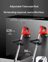 Tondeuse à gazon électrique sans fil haute puissance, tondeuse à gazon compacte alimentée par batterie lithium-ion pour usage domestique