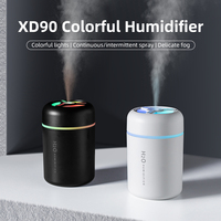 Diffuseur d'arômes de voiture électrique à lumière LED Humidificateur d'huile essentielle ultrasonique pour hôtel et ménage Dispositif d'aromathérapie en plastique