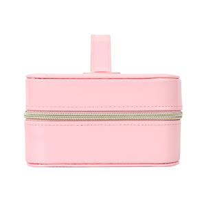 Sac à cosmétiques en cuir Pu <span class=keywords><strong>professionnel</strong></span> personnalisé pour femmes, sac de <span class=keywords><strong>maquillage</strong></span> Portable de voyage, étui à cosmétiques Eva - Product Image 4