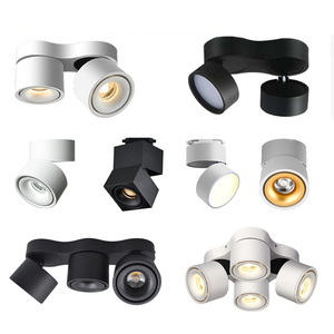 Cri97/93 có thể điều chỉnh Trần Vuông spotlight Led đôi đầu bề mặt được gắn <span class=keywords><strong>Downlight</strong></span> 6W 8W 10W 12W 3 dây ánh sáng theo dõi - Product Image 2