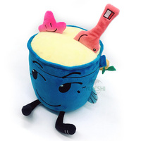 Jouets en peluche doux personnalisés de haute qualité poupées en peluche en coton et tissu dessin épreuvage faire vos propres cadeaux en peluche OEM