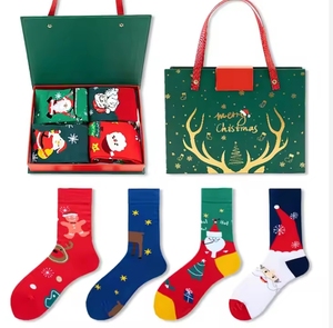 Christmas <b>Gifts</b> Snowman Cartoon Winter Cotton Socks - Product Image 3