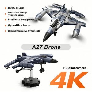 Drone RC A27 Haut de Gamme pour Débutants avec Double Caméra Principale, Commutation Libre de la Télécommande, Utilisation Extérieure en Plastique, Drone de Combat Aérien - Product Image 1