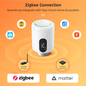 Vanne thermostatique intelligente pour <span class=keywords><strong>radiateur</strong></span> AVATTO TRV20 Tuya, contrôle de la température <span class=keywords><strong>sans</strong></span> <span class=keywords><strong>fil</strong></span> pour le chauffage des pièces, Zigbee - Product Image 3