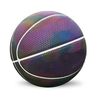 Ballon de basket-ball réfléchissant de taille 7 ActEarer Holographic Glowing
