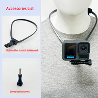 Support de cou pour téléphone de haute qualité pour Go-pros, caméra d'action D-JI, prise de vue en collier, vue à la première personne, accessoires de cyclisme
