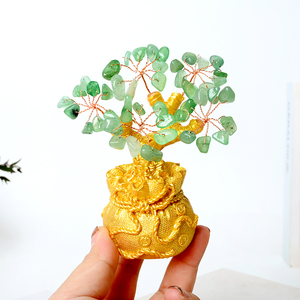 Arbre à Argent en Cristal Naturel en Gros, Gravier de Cristal et Éclats d'Améthyste pour la Décoration Intérieure - Product Image 6