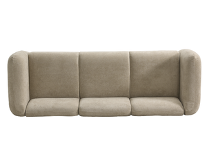 Ensemble de canapés modulaires carrés modernes en velours capitonné, convertibles, pour appartement et hôtel - Product Image 4