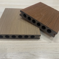 Melinco Revêtement de sol composite en bois et plastique à coextrusion de couleur antique-Imperméable au feu Installation rapide Patio extérieur Balcon