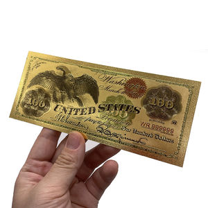 1899ゴールドホイルアメリカン・バンク・ノートイーグル1米ドルビルゴールド紙幣お土産コレクション - Product Image 1