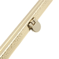 Fermoir rond en métal de 19 cm |   Boucle et fermoir de porte-monnaie plaqués or pour accessoires de sac DIY et sacs à main faits main