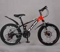 Phoenix — vtt de 18/20 pouces à 21 vitesses pour enfant, vélo tout terrain, fourche en acier au carbone, cyclisme, cube, équipement de 20 pouces