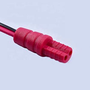 Красный 16AWG 2-жильный параллельный кабель 30 см длина Водонепроницаемый 2-контактный штекер разъем для жесткой проволоки Светодиодные полосы на заказ жгут проводов - Product Image 2