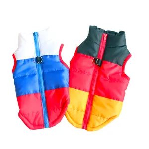 Pet Winter Jacket Fleece Snowsuit Warm Dog Puffer Jacket Vest Puppy Clothes Cold Weather Coats