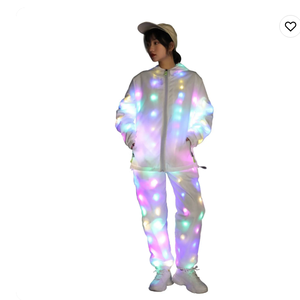 Abbigliamento da ballo LED all'ingrosso <span class=keywords><strong>in</strong></span> abiti luminosi colorati costumi <span class=keywords><strong>di</strong></span> illuminazione a LED Flash Dance Wear per uomini e <span class=keywords><strong>donne</strong></span> - Product Image 5