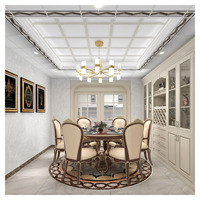 Vierkante Decoratieve Dome Polystyreen Valse Plafond Tegel
