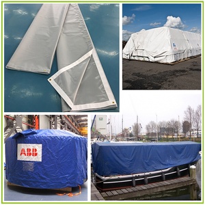 Lona Impermeable de PVC Recubierta, Lona de Vinilo <span class=keywords><strong>para</strong></span> Camiones, Remolques, Barcos, Cubiertas <span class=keywords><strong>para</strong></span> Polvo, Piscinas, Contenedores - Product Image 1