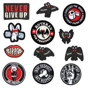 แพทช์รีดติดเสื้อผ้า กระเป๋า หมวก ลายปักรูปกระต่าย ค้างคาว แมลง  แบบรักษ์โลก  ตลกๆ  สำหรับตกแต่ง - Product Image 1