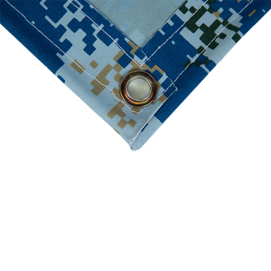 Litong gros tissu de toile imperméable <span class=keywords><strong>peinture</strong></span> bleu camouflage bâche de toile de silicium organique - Product Image 2