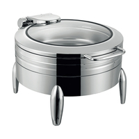 Réchaud de buffet commercial de luxe, chauffage électrique, bassin en acier inoxydable, température automatique
