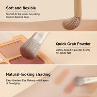 Professionnel 10 pièces Premium synthétique maquillage pinceau ensemble poudre fond de teint Contour Blush ombre à paupières maquillage pinceau ensemble