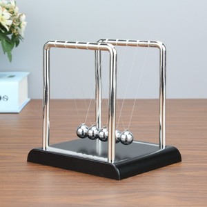 Newton's Cradle Energy <b>Conservation</b> Ball Home Office Decorative Craft Small Billiards Round Geometric Shape Movable Ornament - Product Image 2