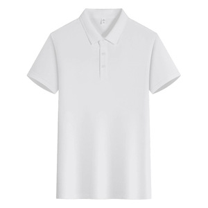 เสื้อโปโลพิมพ์โลโก้ตามสั่ง แขนสั้น สีเขียวเข้ม ผ้าฝ้าย ชุดยูนิฟอร์มพนักงานขายร้าน 4S สีพื้น - Product Image 4