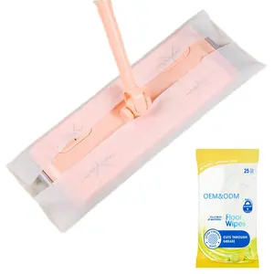 Floor Wipes Anti-Scratching Disposable Multi Surface Cleaning Wet Wipes For The Floor