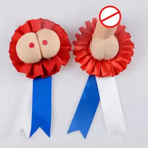 Nicro Vrijgezellenfeest Benodigdheden Seks Porno Medaille Bruidsdouche Seksaccessoire Speelgoed Grappige Pin Penis Boobies Badge