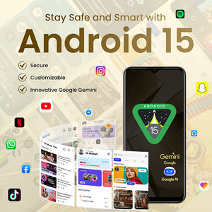 สมาร์ทโฟน LAGENIO A10 PRO แบตเตอรี่ 5000mAh Octa Core HD LTE SC9863A1 Android 15 หน่วยความจำ 4+128GB ปลดล็อคด้วยใบหน้าและลายนิ้วมือ หน้าจอ 6.52 นิ้ว สมาร์ทโฟน 4G - Product Image 2