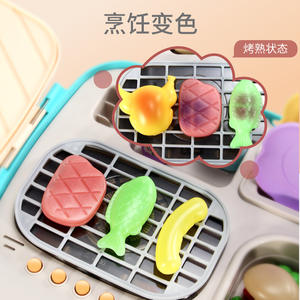 Juego de Juguetes de Cocina Multifuncional para Niños, Set de Comida para Picnic y Barbacoa, Electrodomésticos de Cocina para Niñas, Juego de Simulación de Cocina, Juguetes de Repostería - Product Image 5