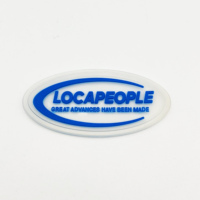 En gros 3D En Caoutchouc Souple Étiquettes Patchs En Plastique De Silicone Logo Badge Fer sur Pvc Patch pour Vêtements