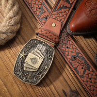Ceintures Western Cowboy en cuir PU avec boucle en alliage, motif vache, gravure florale, ceinture bohème vintage de haute qualité avec tête de vache