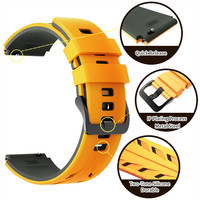 Correa Deportiva de Liberación Rápida de 22 mm para Hombre y Mujer, Compatible con Relojes Huawei, Garmin, Xiaomi y CMF