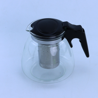 Nouveau design 1.2L 2.5L 2 en 1 bouilloire électrique en acier inoxydable verre double couche pour le chauffage de l'eau théière commerciale