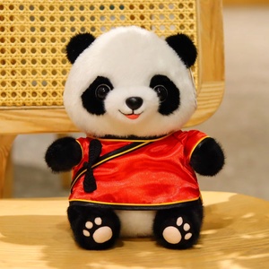 Hanfu Black and White  Doll Souvenir Small Black and White cat Gift Plush <b>Toy</b> Bag Pendant Home Decor Suitable for Festival Gifts - Product Image 3