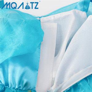 MQATZ nuovo arrivo ragazze blu Cosplay abito da principessa modello solido Costume da neonato per piccola principessa APF02 - Product Image 5