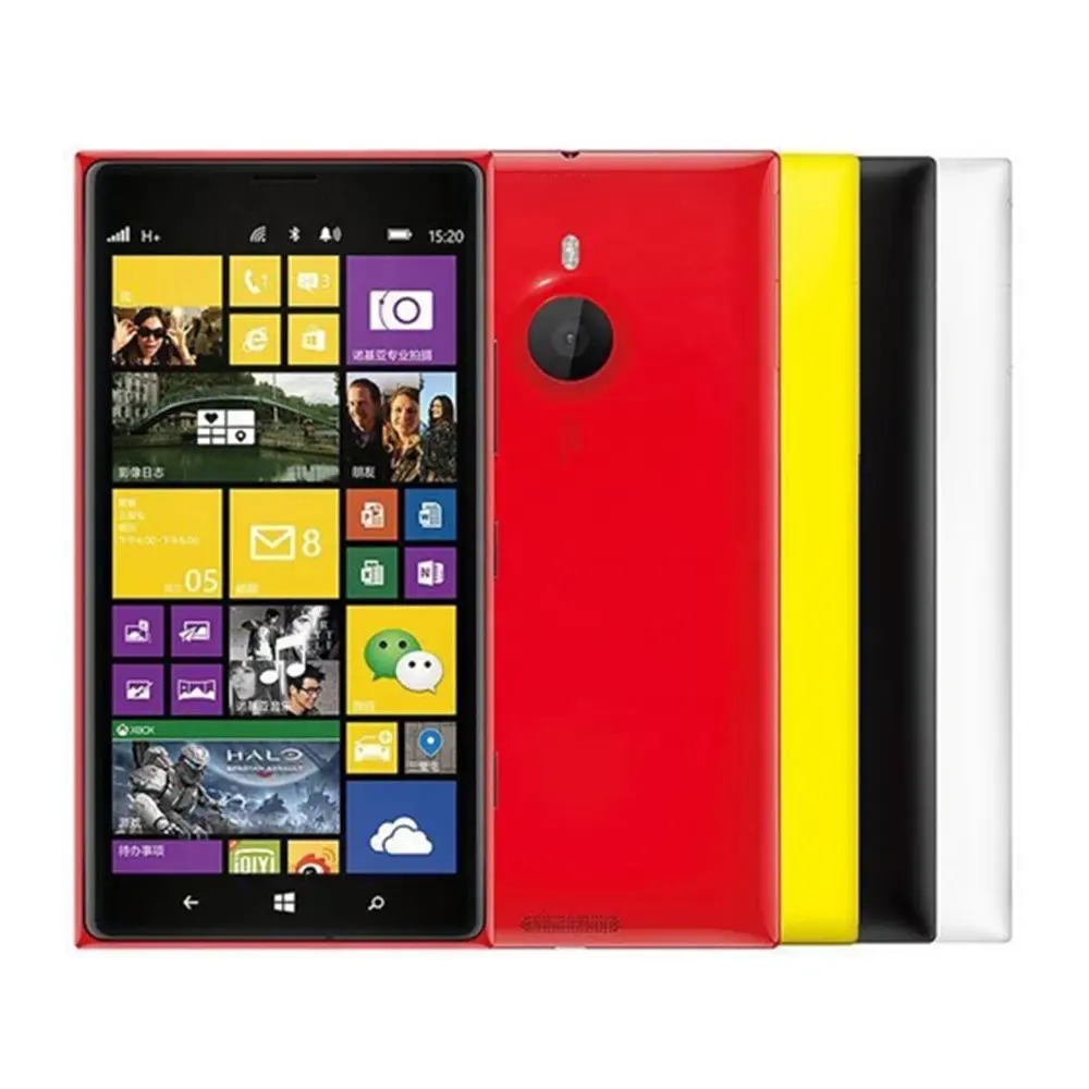 สำหรับ Lumia 1520 2GB 16GB 6.0 "Windows 8 Quad Core 20MP NFC GPS GSM 2G 3G 4G โทรศัพท์มือถือ