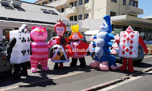 Costumi gonfiabili della decorazione del partito a tema di <span class=keywords><strong>Alice</strong></span> <span class=keywords><strong>Wonderland</strong></span> dei bambini - Product Image 5