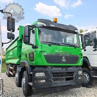 Camion benne d'occasion fiable HOWO TX400 TX380 TX430 TX460 A7 pour carrière et transport de terre