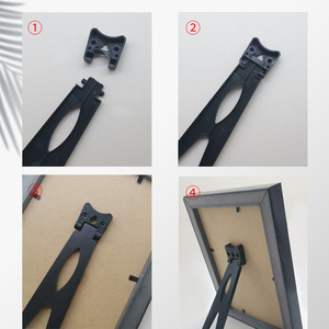 Photo Frame Stand <b>Plastic</b> Display Bracket Rectangle Modern Design Durable General Use <b>Table</b> Decoration Accessories - Product Image 4