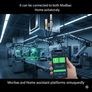 II01-HA smrte เชื่อมต่อแพลตฟอร์ม Modbus Ha พร้อมกันเชื่อมต่อ0.2C ความแม่นยำ RS485เซ็นเซอร์อุณหภูมิเอาต์พุตได้อย่างรวดเร็ว - Product Image 5