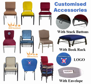 Nhà Máy Bán buôn Stackable Nhà thờ ghế với cuốn sách Giá Kim Loại Auditorium ghế với kết nối khóa sử dụng rạp chiếu phim rạp hát tại - Product Image 6